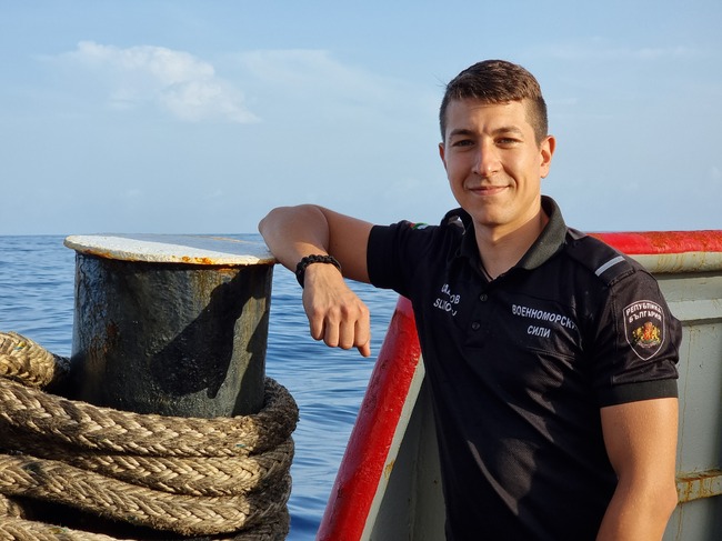 Day 97: Leading Seaman Slavov Learns Something New Every Day Aboard RSV 421