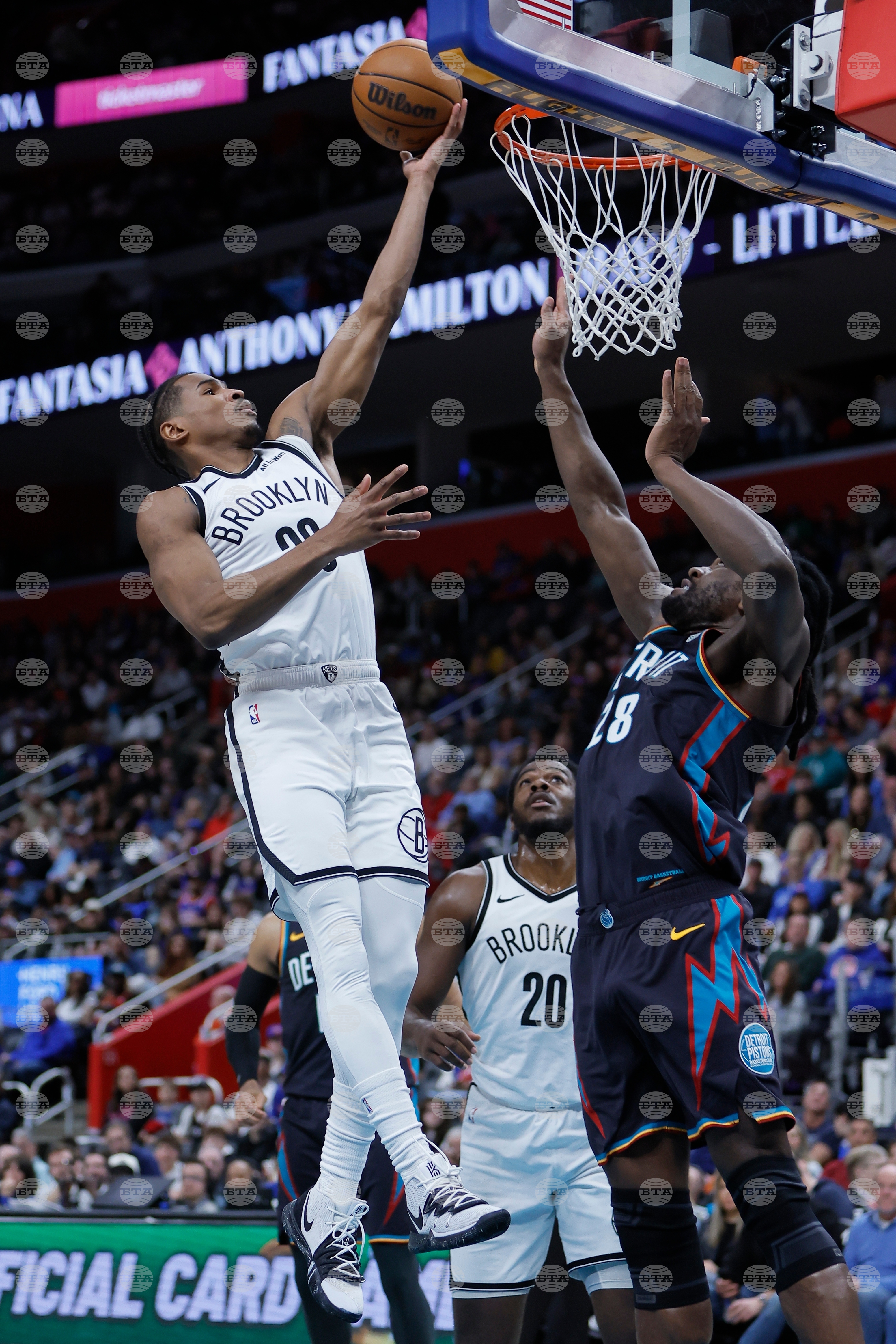 Nets Pistons Basketball