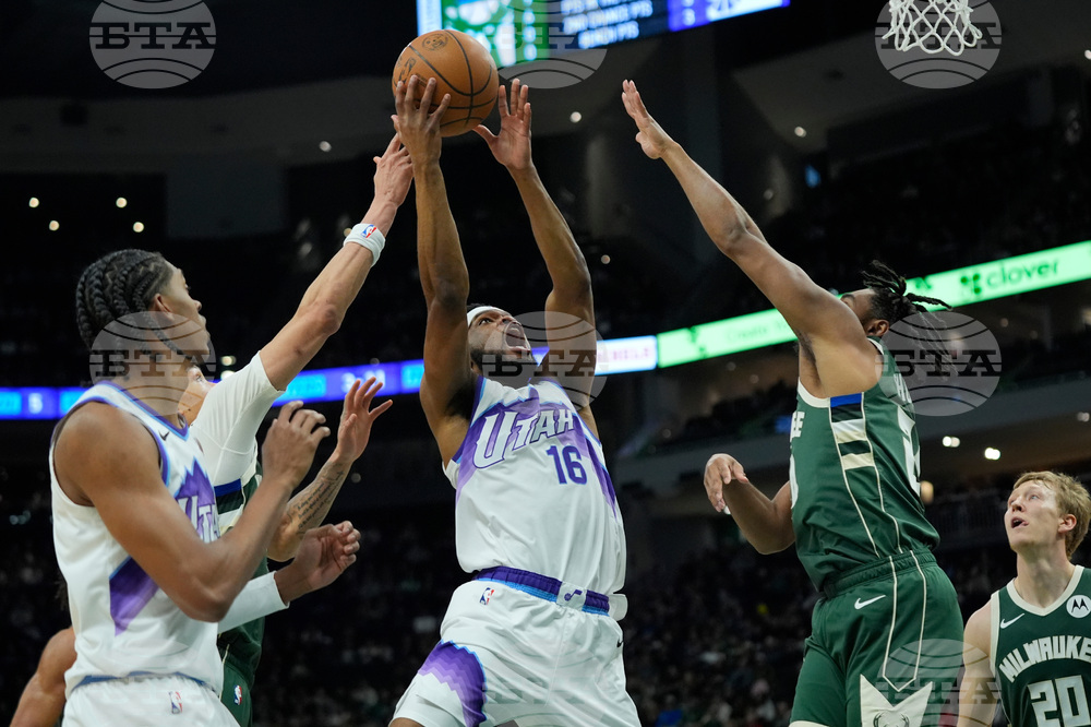 Jazz Bucks Basketball