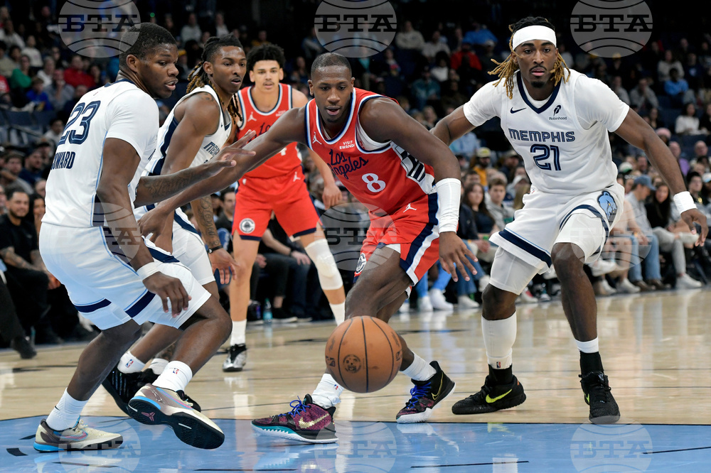 Clippers Grizzlies Basketball