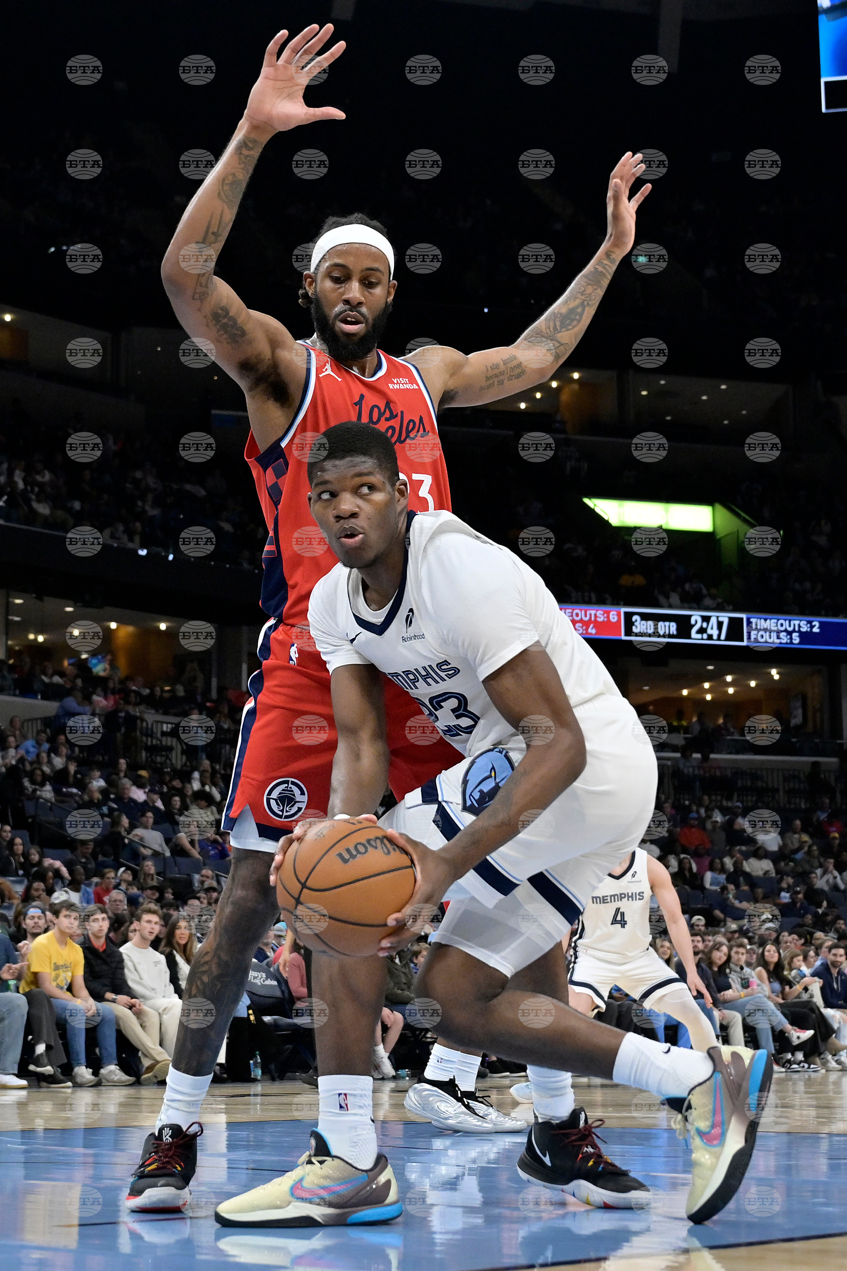 Clippers Grizzlies Basketball