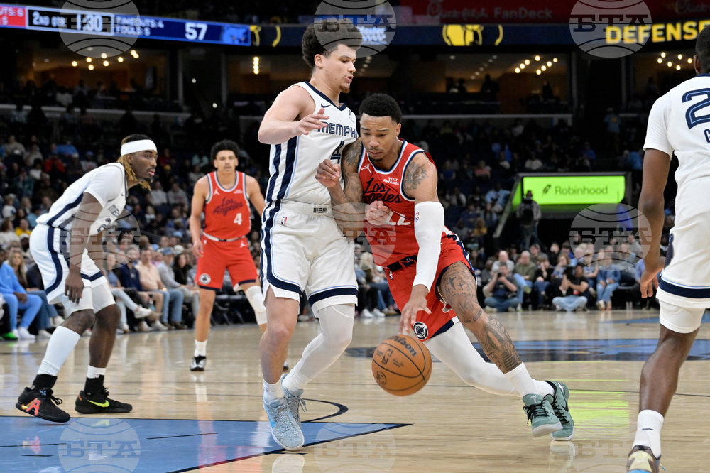 Clippers Grizzlies Basketball