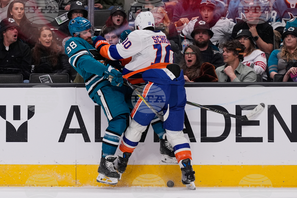 Islanders Sharks Hockey