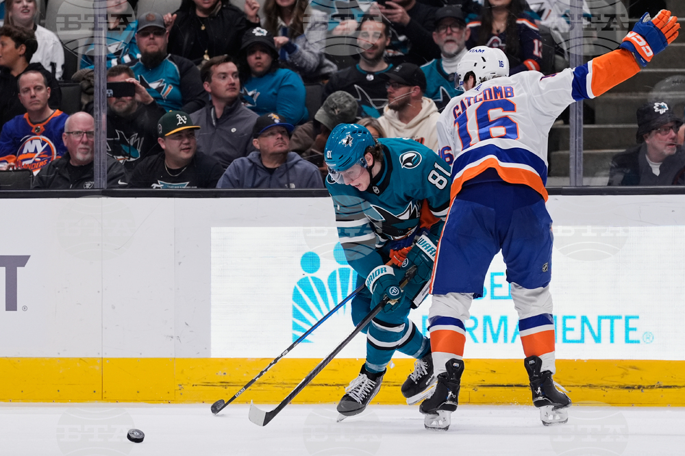 Islanders Sharks Hockey