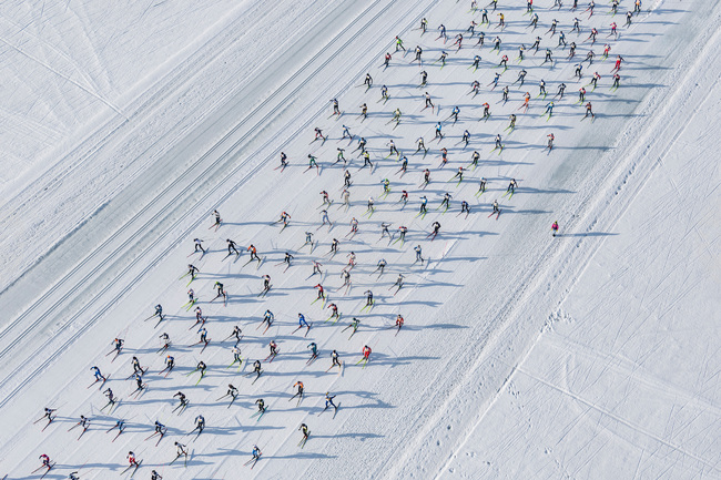 Switzerland Skiing Marathon