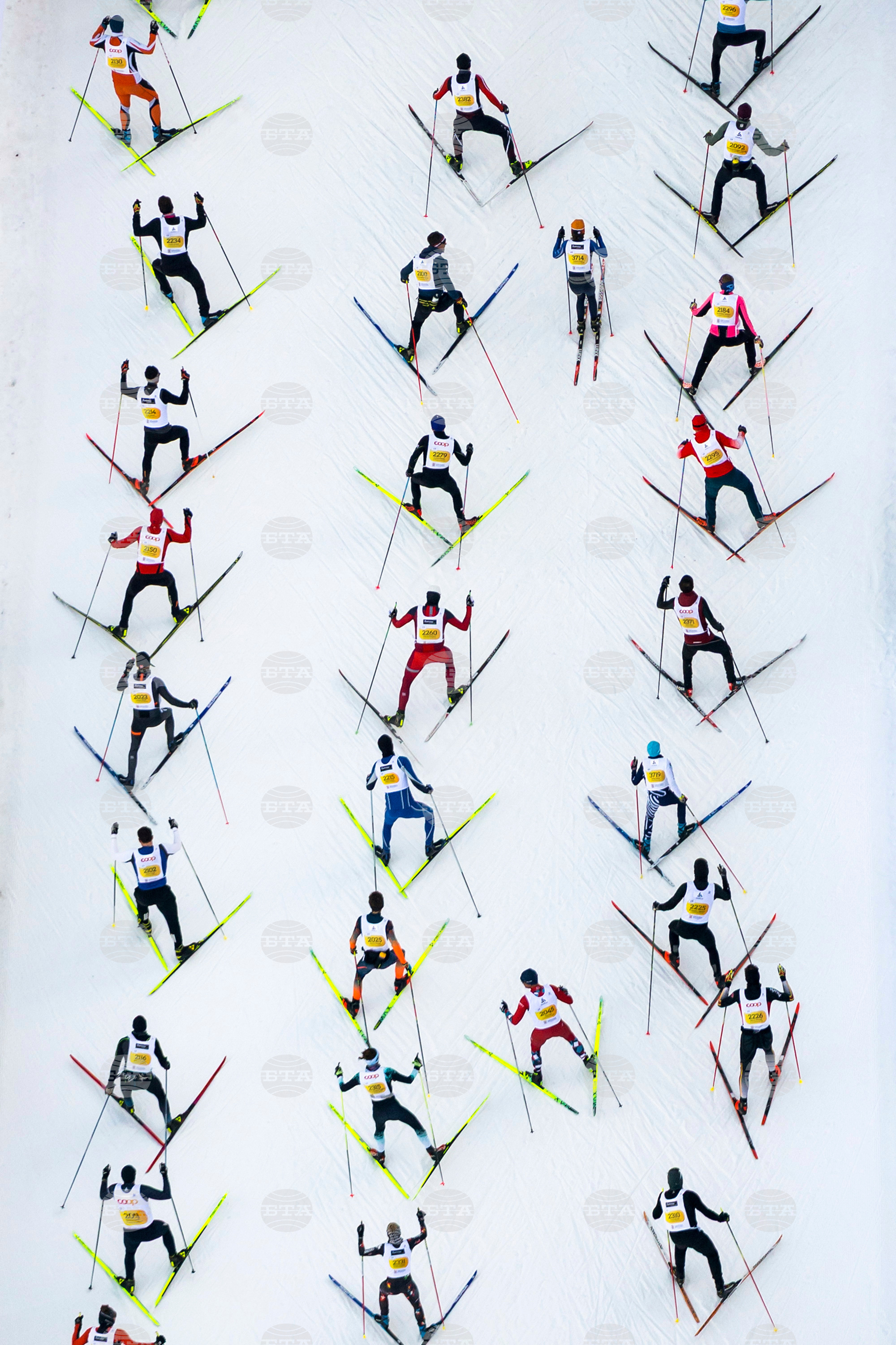 Switzerland Skiing Marathon