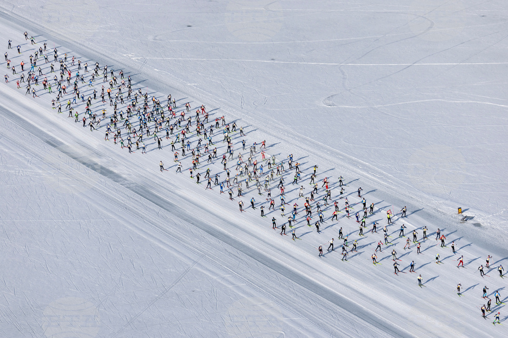 Switzerland Skiing Marathon