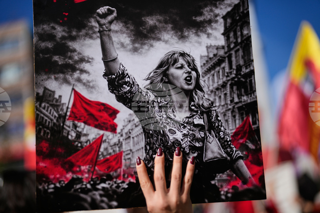 APTOPIX Turkey International Women's Day