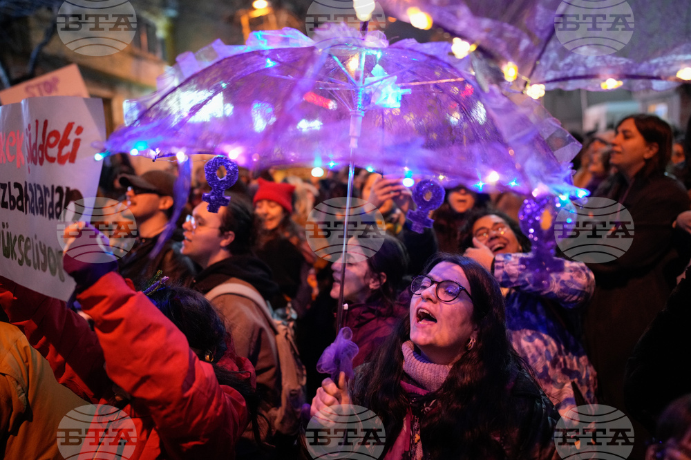 APTOPIX Turkey International Women's Day