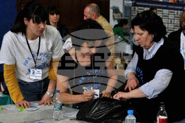 Бургас - РИК - обработка на изборните резултати