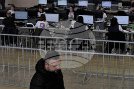 Бургас - РИК - обработка на изборните резултати