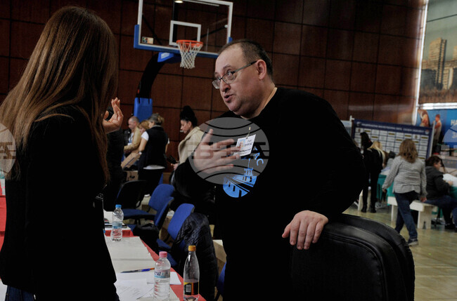 Бургас - РИК - обработка на изборните резултати