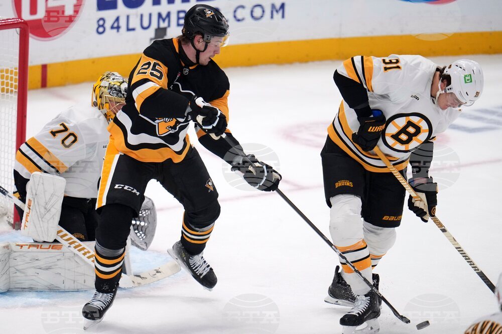 Bruins Penguins Hockey