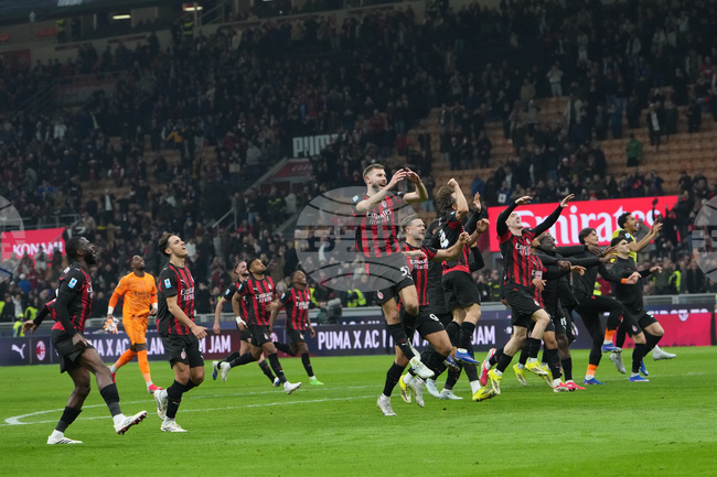 Милан победи Интер в дербито от 28-ия кръг на футболното първенство на Италия