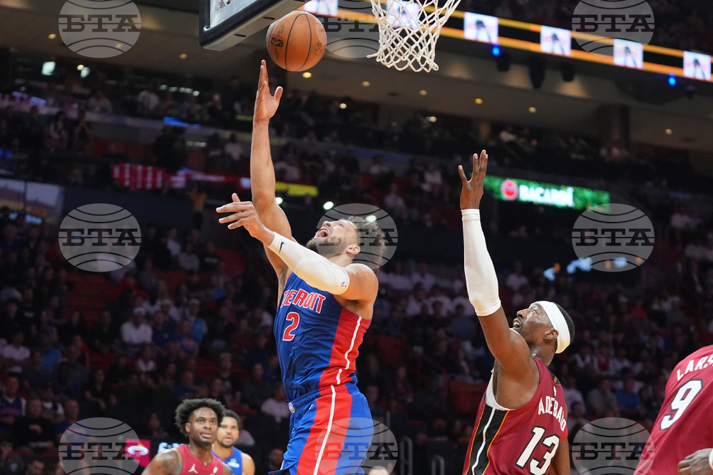 Pistons Heat Basketball