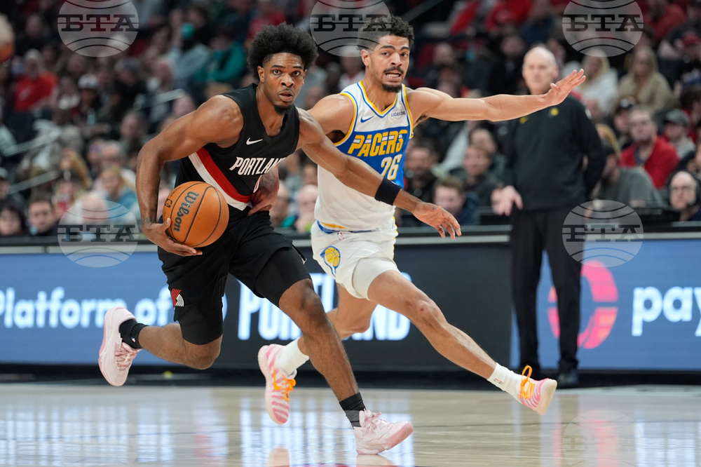 Pacers Trail Blazers Basketball