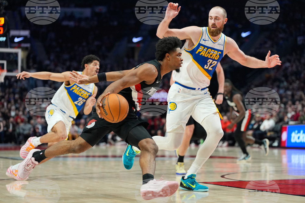 Pacers Trail Blazers Basketball