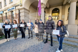 Велико Търново - „Български пощи“ - протест