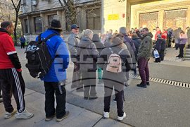 Враца - протест - служители пощи