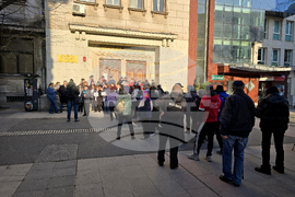 Враца - протест - служители пощи