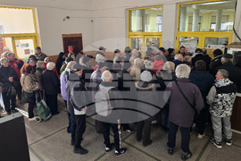 Враца - протест - служители пощи