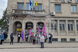 Търговище - пощенски служители - протест