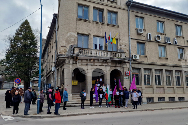 Търговище - пощенски служители - протест