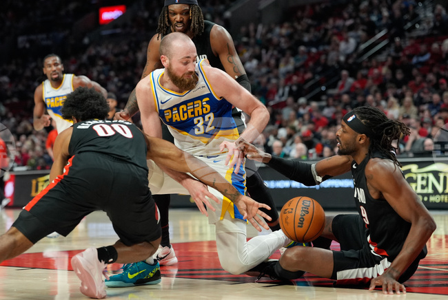 APTOPIX Pacers Trail Blazers Basketball