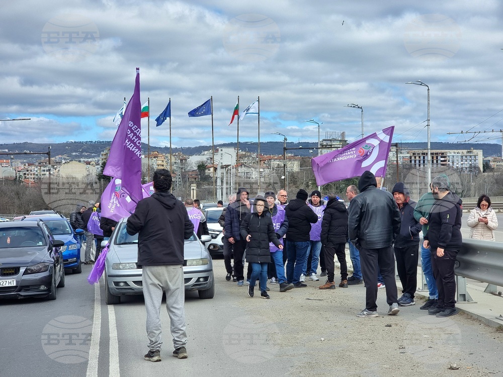 Варна - КНСБ - градски транспорт - протест