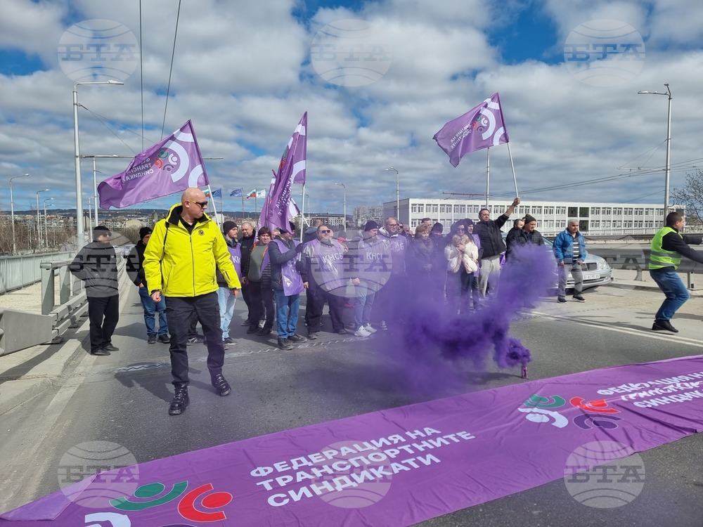 Варна - КНСБ - градски транспорт - протест