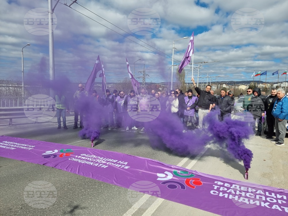 Варна - КНСБ - градски транспорт - протест