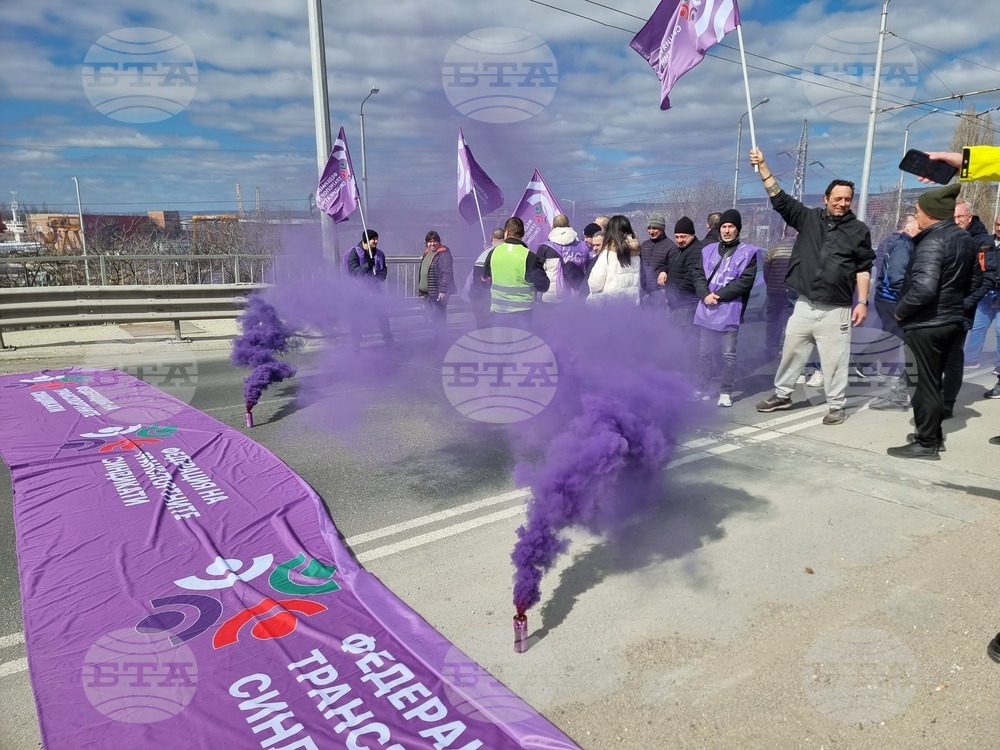 Варна - КНСБ - градски транспорт - протест
