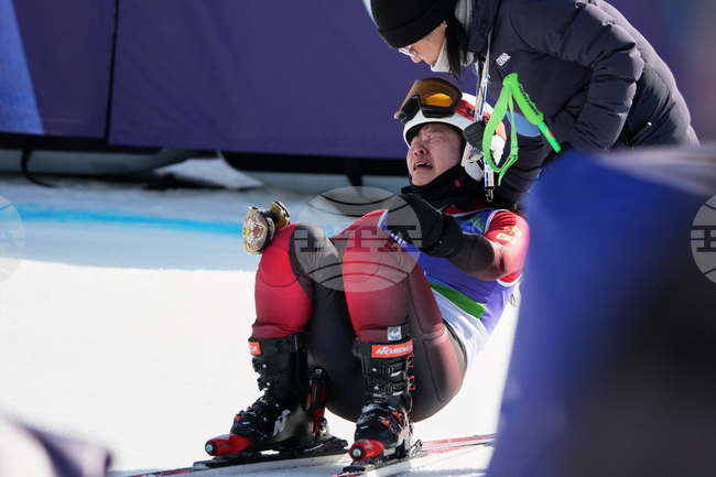 APTOPIX Milan Cortina Paralympics Alpine Skiing