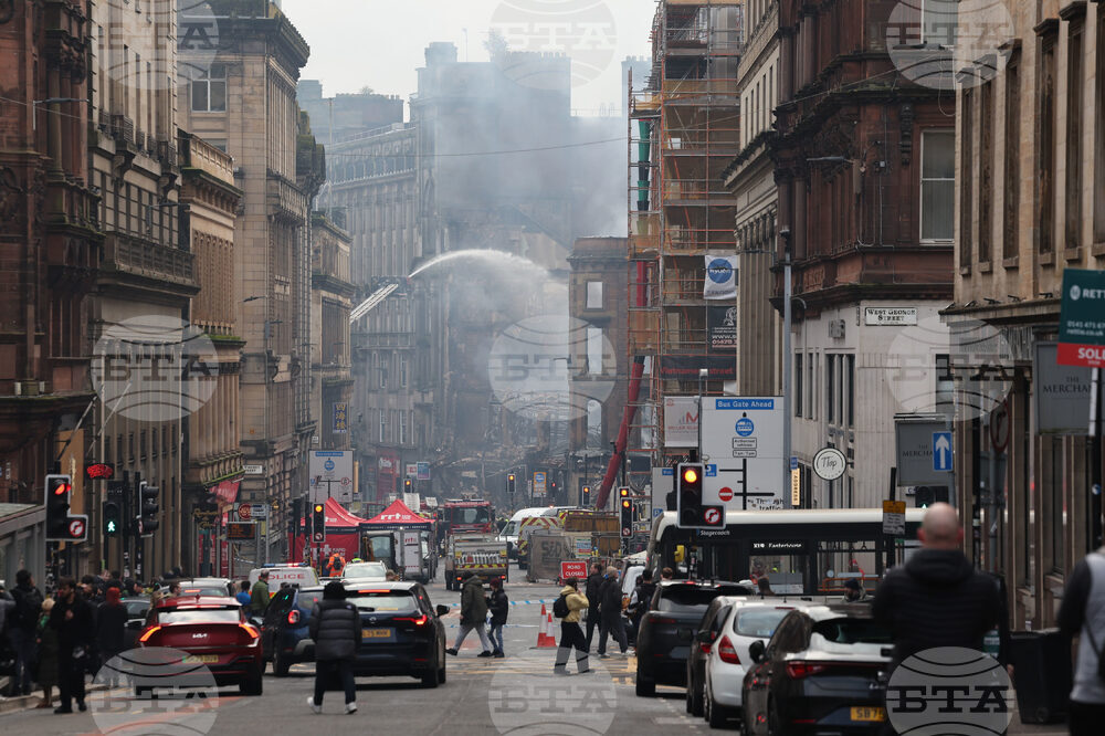 Britain Glasgow Fire