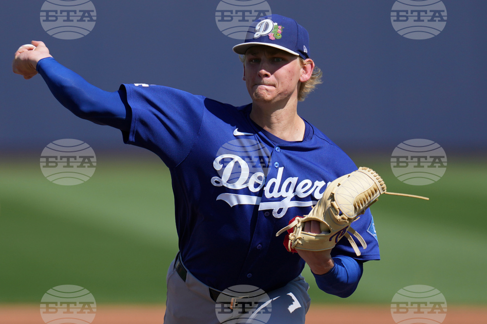 Dodgers Brewers Spring Baseball