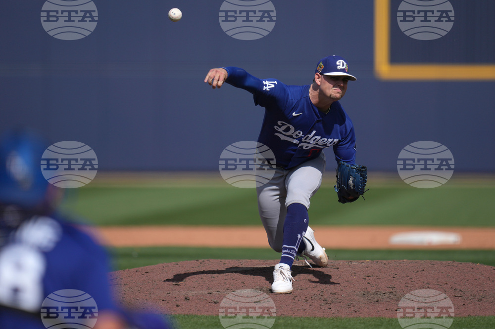 Dodgers Brewers Spring Baseball