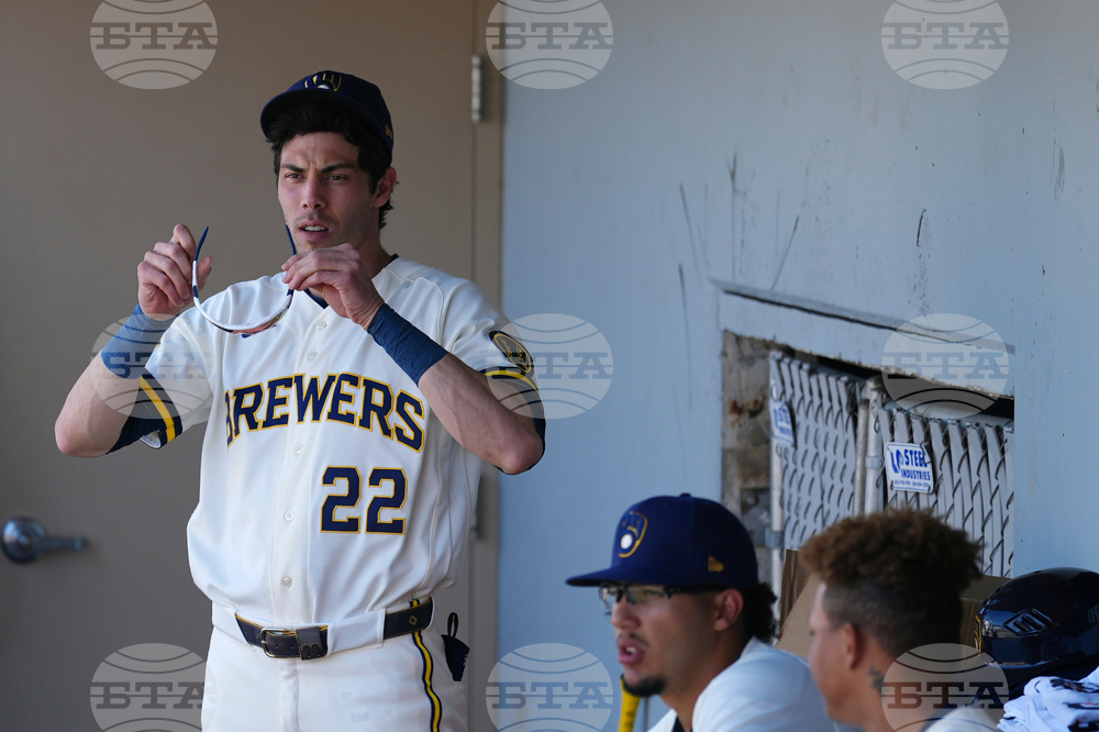 Dodgers Brewers Spring Baseball