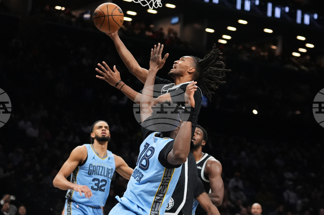 Grizzlies Nets Basketball