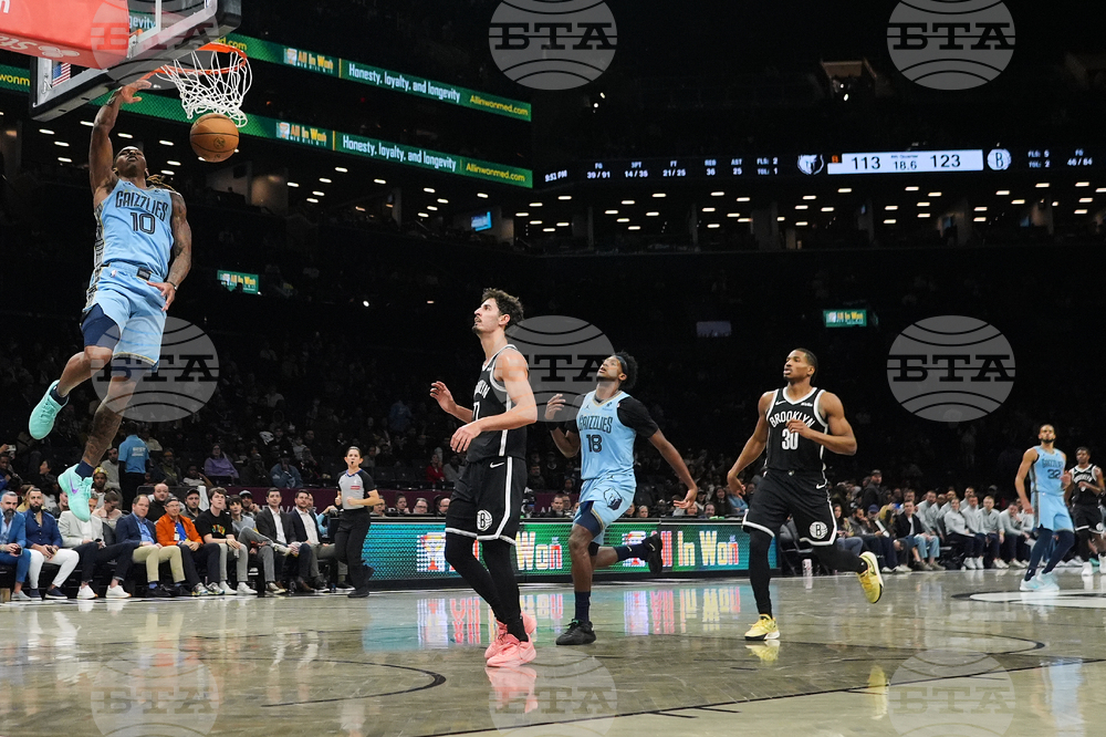 Grizzlies Nets Basketball