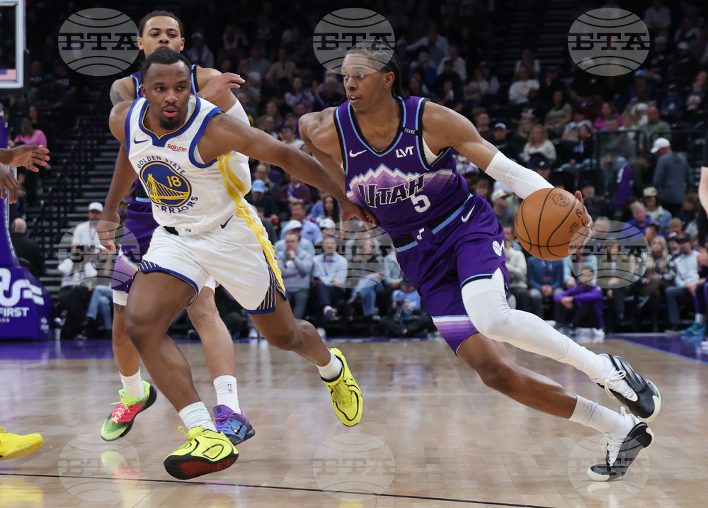 Warriors Jazz Basketball