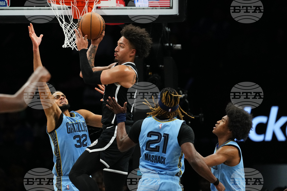 Grizzlies Nets Basketball