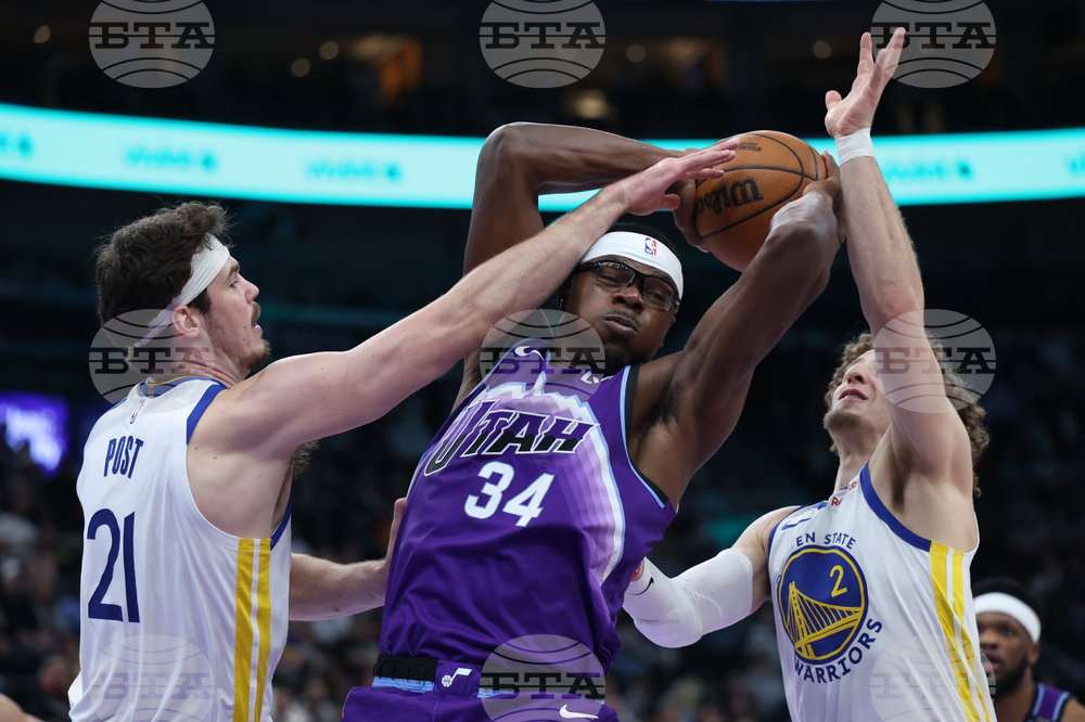 Warriors Jazz Basketball