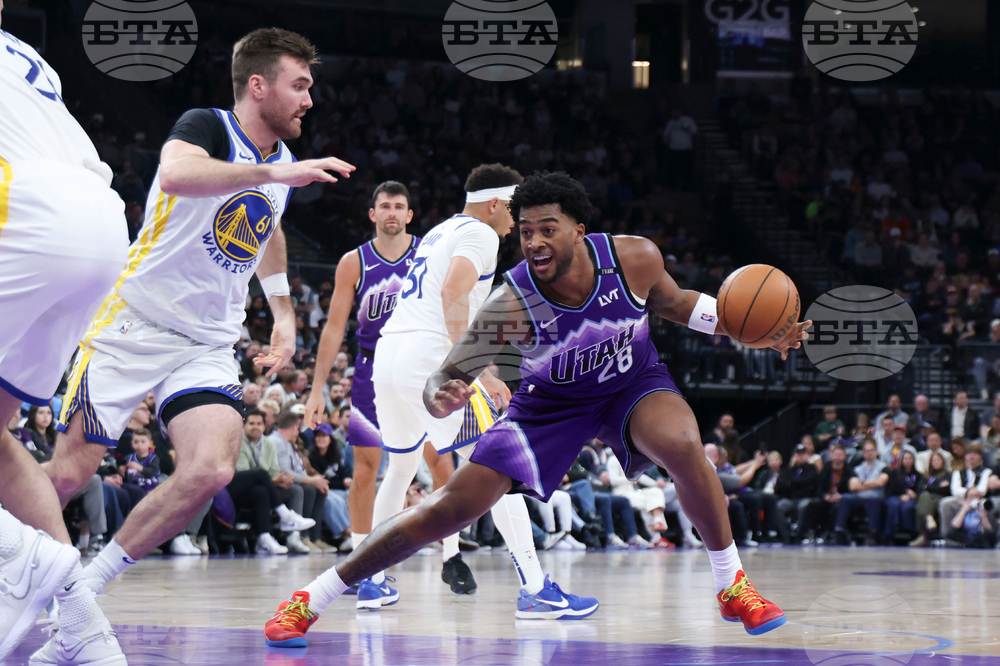 Warriors Jazz Basketball