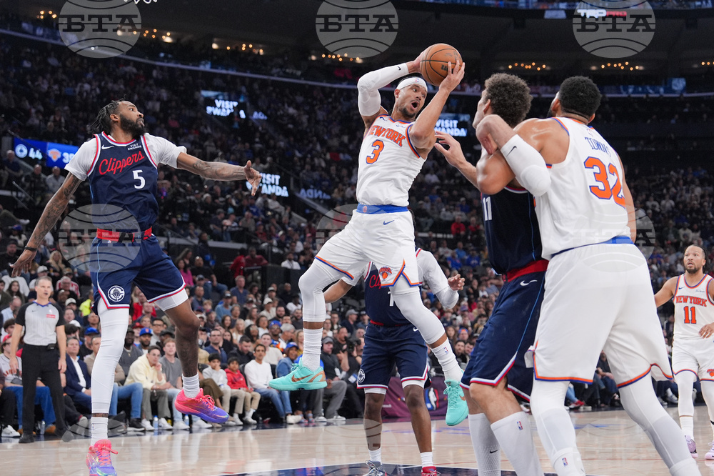 Knicks Clippers Basketball