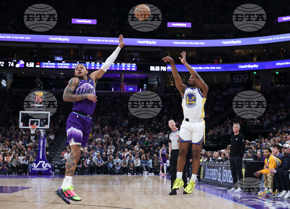 Warriors Jazz Basketball