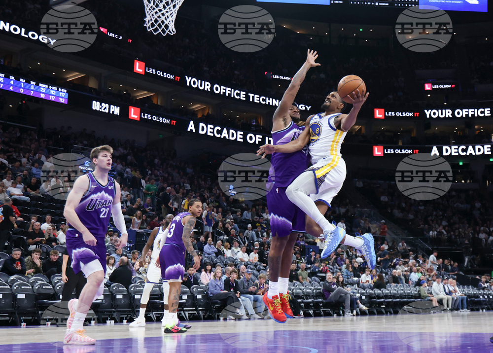 Warriors Jazz Basketball