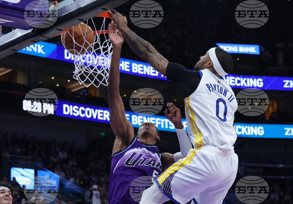 Warriors Jazz Basketball