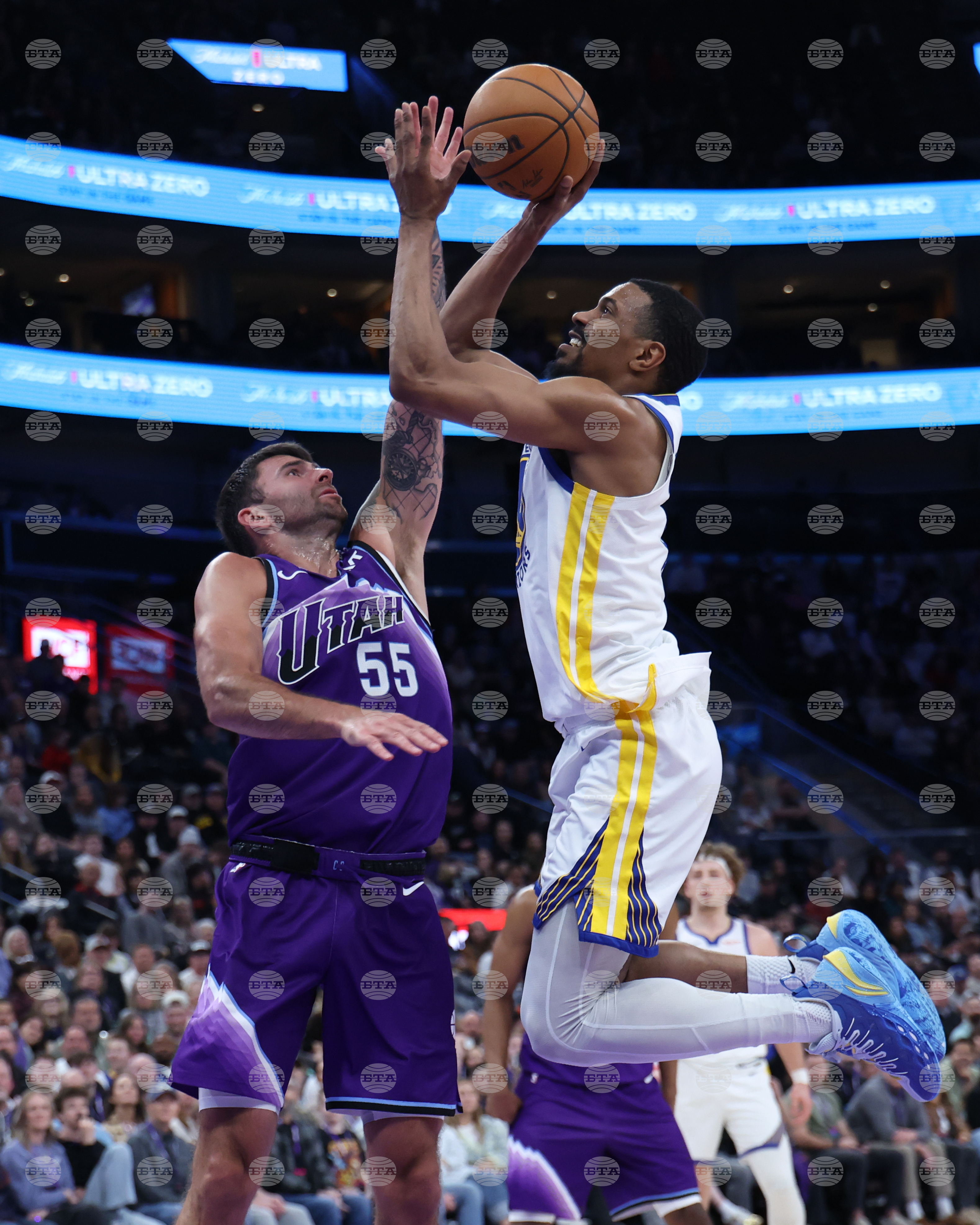 Warriors Jazz Basketball