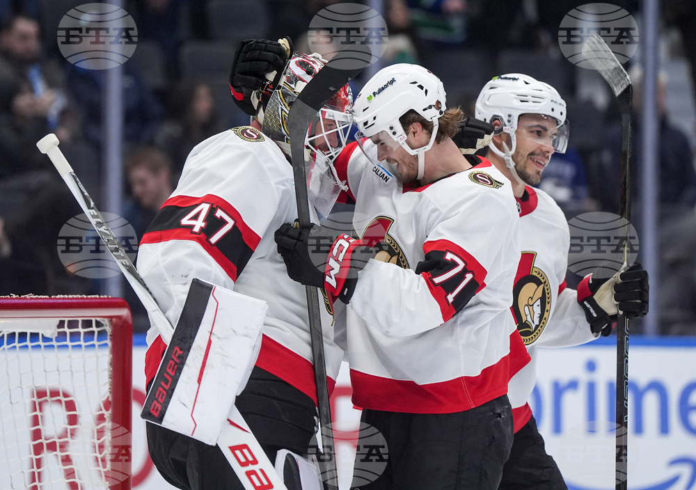 Senators Canucks Hockey