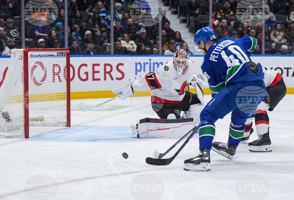 Senators Canucks Hockey